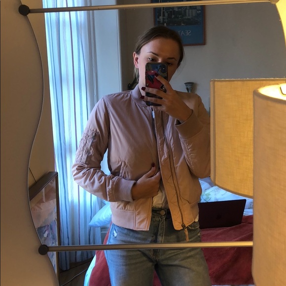 Gap women’s pastel pink bomber jacket - Picture 4 of 4